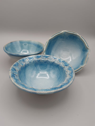Medium Blue Decorative Bowl | Potter's Pleasure