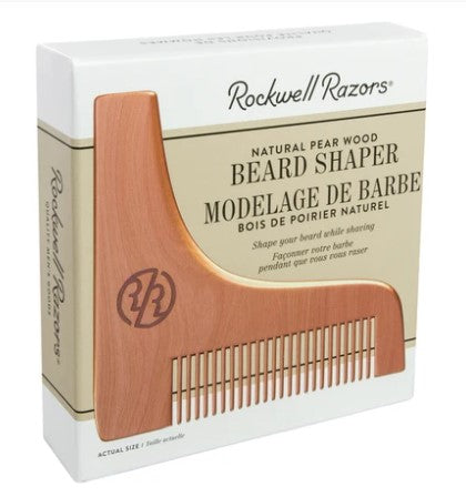 Beard Shaper Comb - Natural Pear Wood | Rockwell Razors