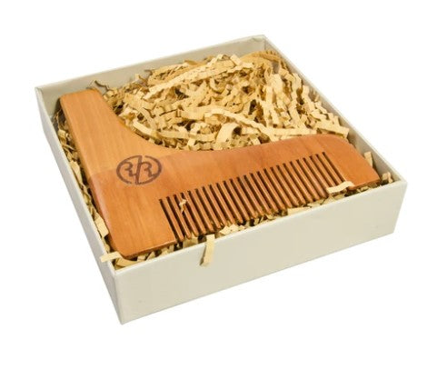 Beard Shaper Comb - Natural Pear Wood | Rockwell Razors