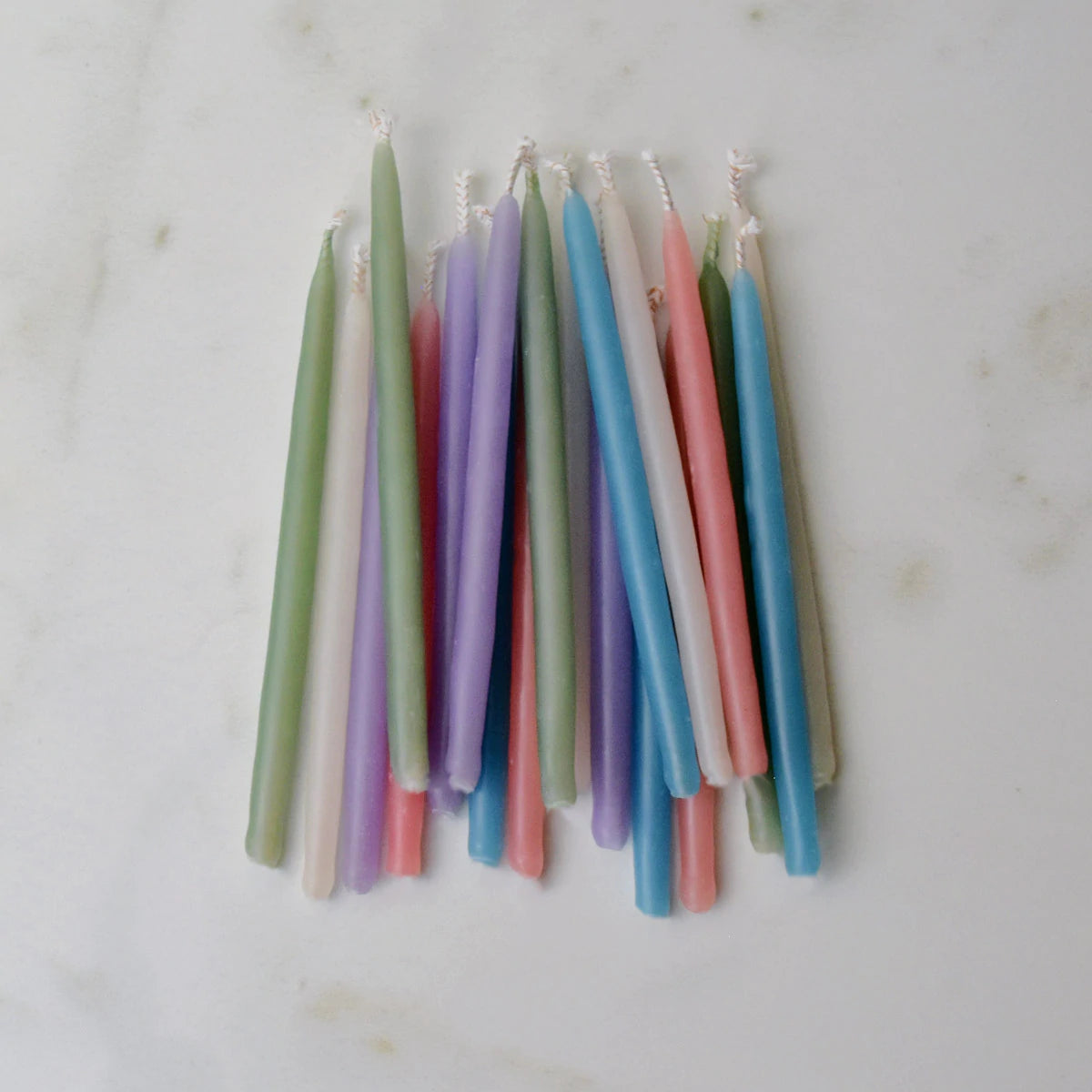 Birthday Beeswax Candles Pastel | Honey Candles