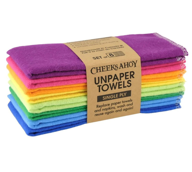 Unpaper Towels Set of 8 | Cheeks Ahoy