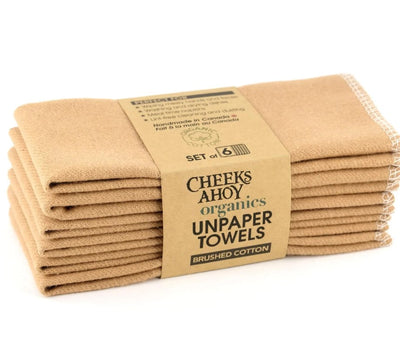 Organics Unpaper Towels Set of 6 | Cheeks Ahoy