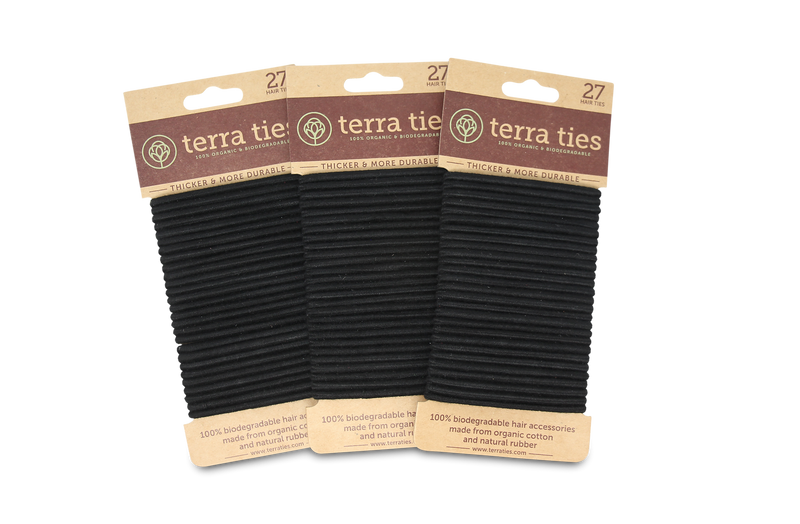 100% Organic & Biodegradable Hair Ties - Terra Ties