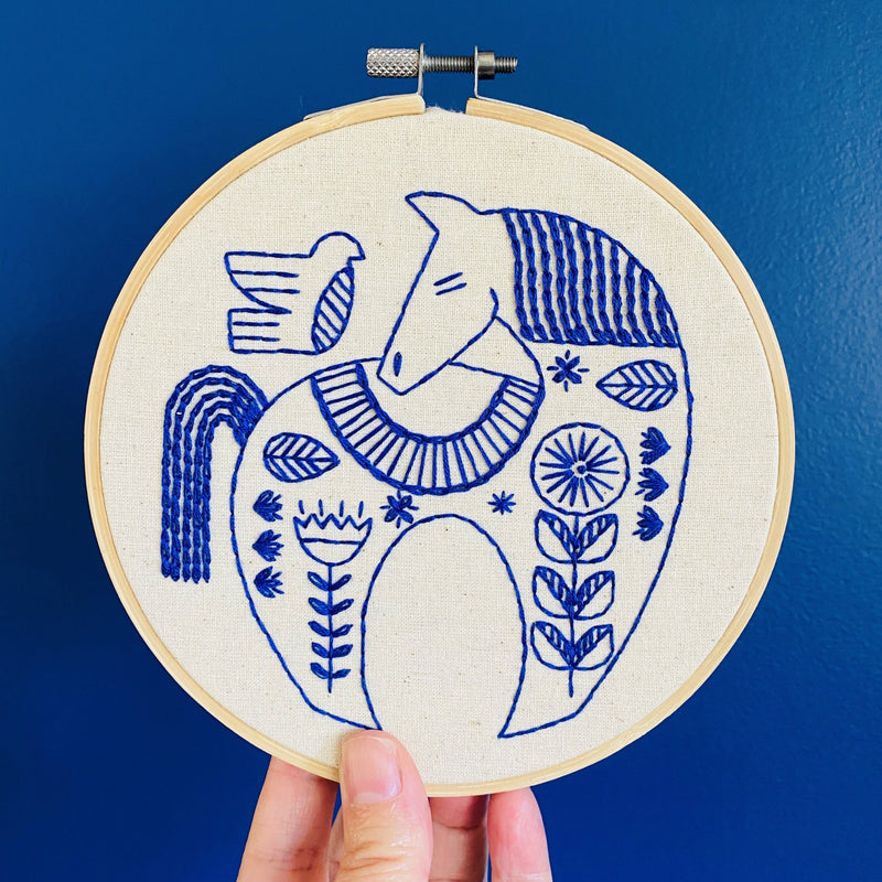Hygge Horse Embroidery Kit | Hook, Line & Tinker