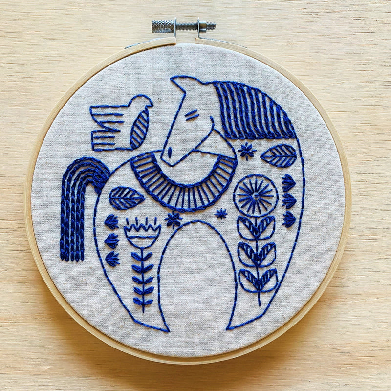 Hygge Horse Embroidery Kit | Hook, Line & Tinker