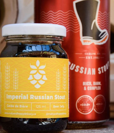 Imperial Russian Stout Beer Jelly | Malty & Hoppy Delicacy