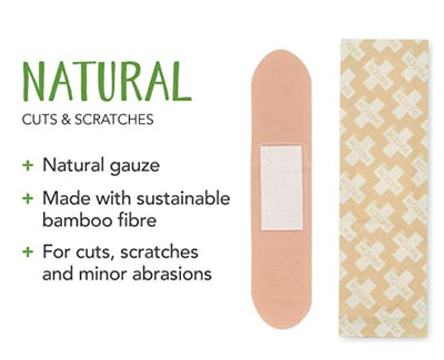 Natural, sustainable, plastic-free bandages available at Replenish General Store.