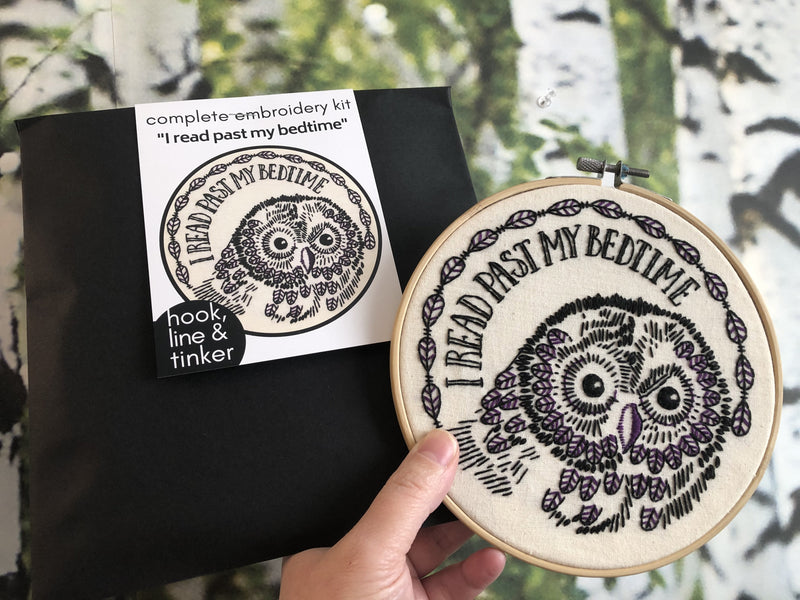 Owl Embroidery Kit | Hook, Line & Tinker