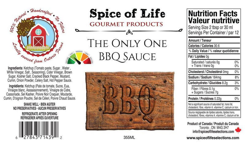 The Only One BBQ Sauce | Spice of Life