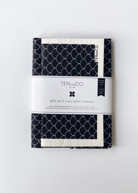 Swedish Cloth & Tea Towel Gift Set | Ten and Co