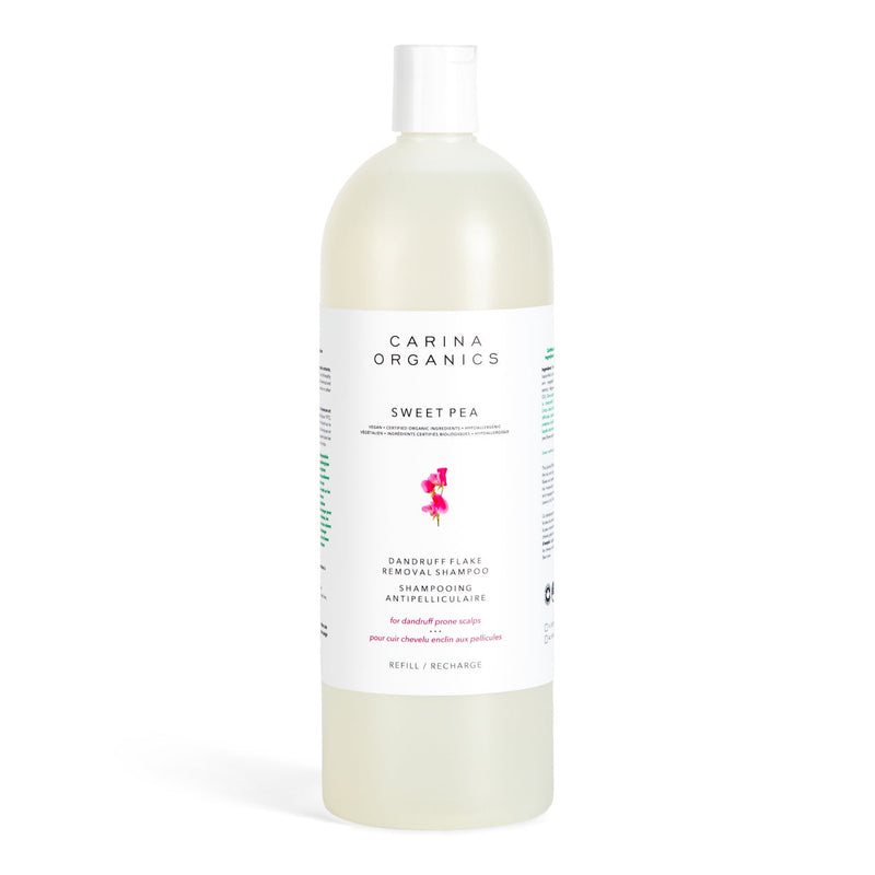 Pre-filled Sweet Pea Dandruff Removal Shampoo | Carina Organics