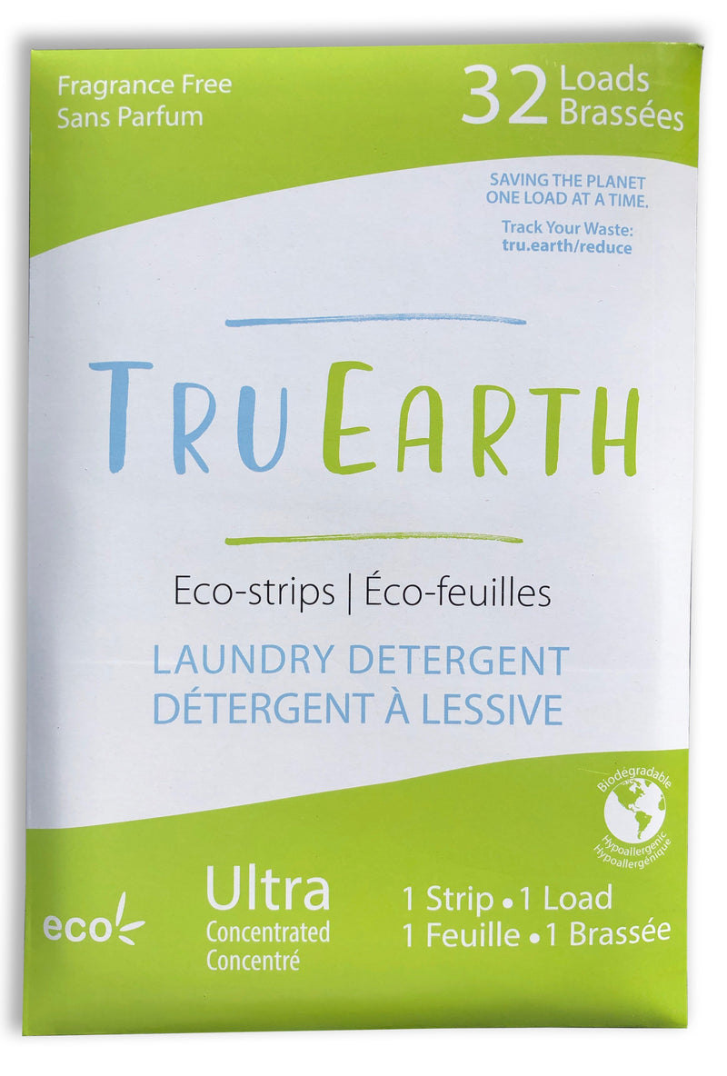 Tru Earth Eco-Strips Laundry Detergent | Fragrance Free