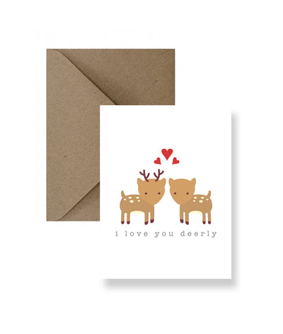 I Love You Deerly | Impaper
