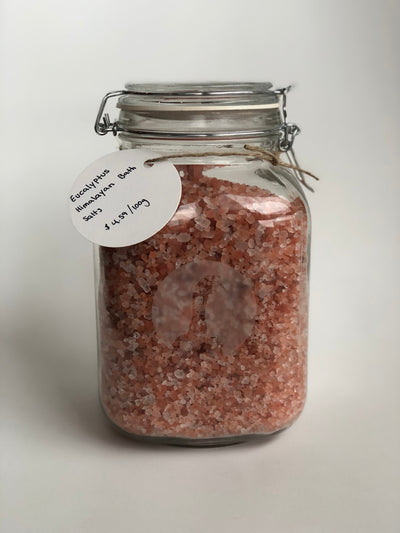 Pre-filled Eucalyptus Himalayan Bath Salts | Buck Naked Soap Company