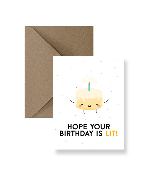 Hope Your Birthday is Lit | Impaper