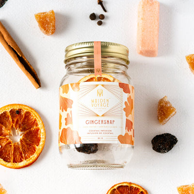 Gingersnap Cocktail Infusion Kit | Maiden Voyage Cocktail Co.