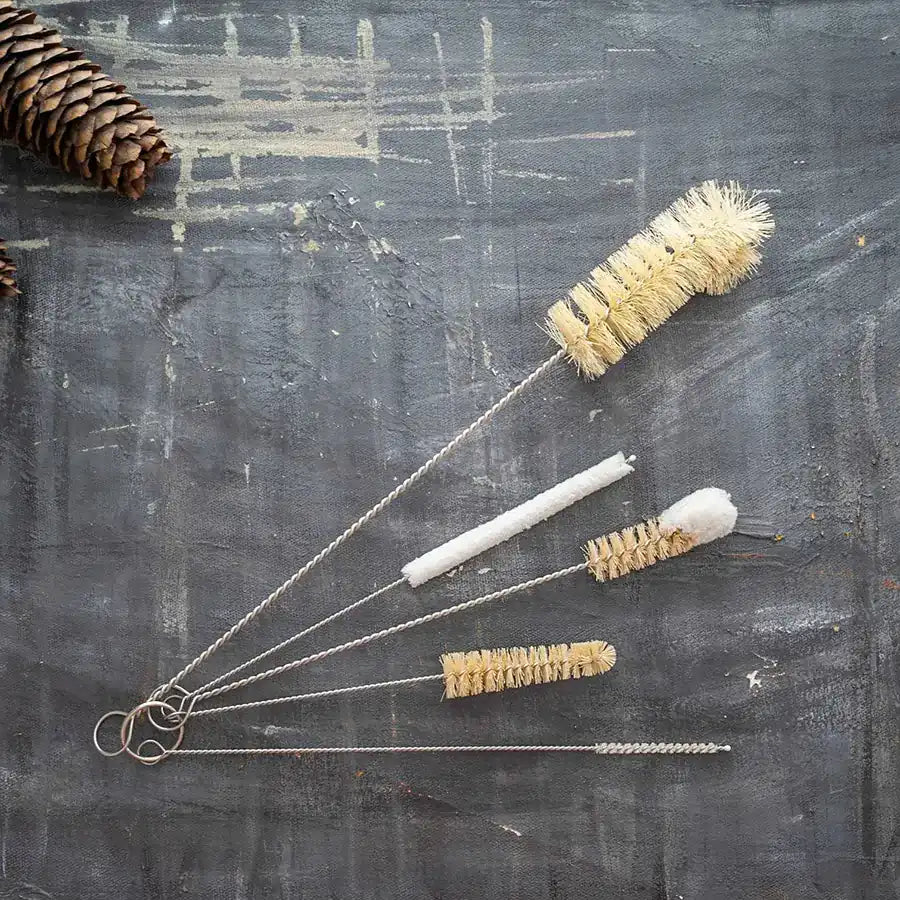 Set of 5 Sisal Bottle Brushes | Plantish